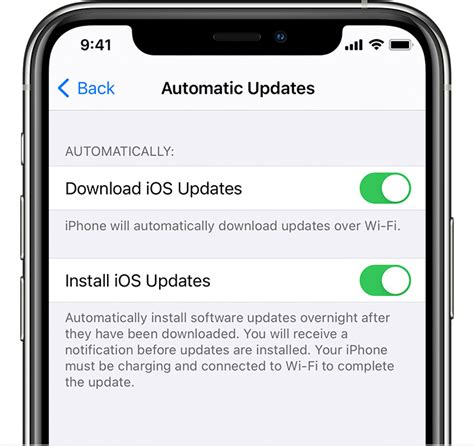 what time does ios automatically update