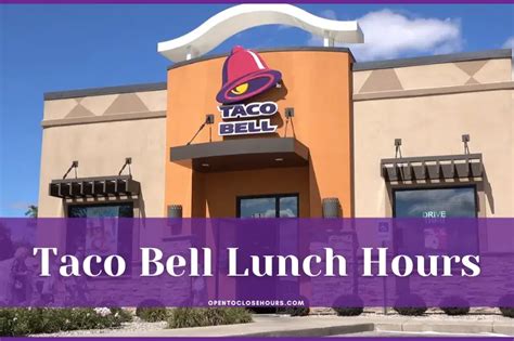 What Time Does Taco Bell Open Inside