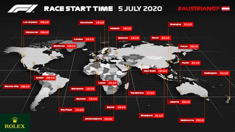 what time does the formula 1 race start