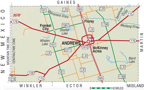 Andrews, Texas Sign) Midland, Andrews, City