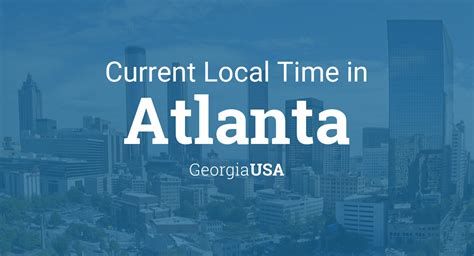 what time is it in atlanta georgia usa