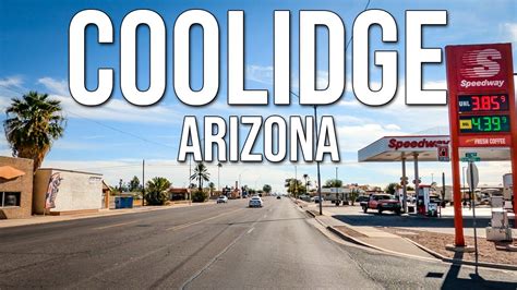 Aerial Photography Map of Coolidge, AZ Arizona