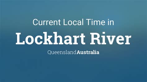 What Time Is It In Lockhart Australia