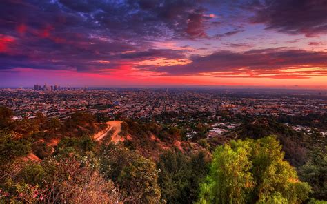 what time is sunset in los angeles