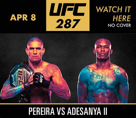 what time is ufc 287