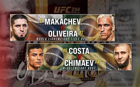 what time is ufc 294 main card