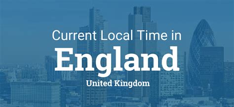 what time now in england