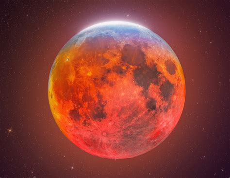 what time red moon tonight