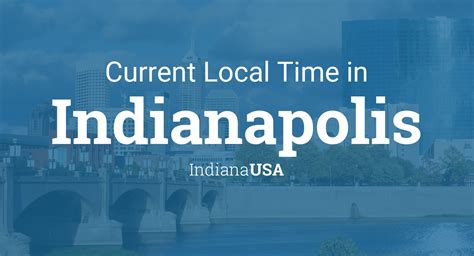 what time zone is indianapolis indiana in right now