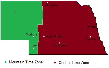 what time zone is ogallala ne in