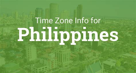 what time zone is philippines