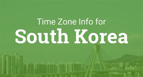 what time zone is south korea