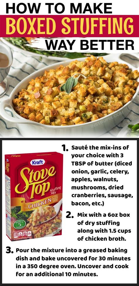 What To Add To Stuffing From A Box