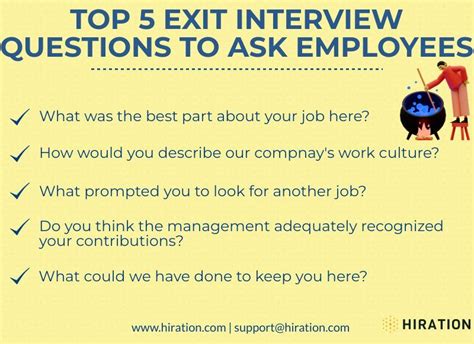 what to ask hr during exit interview