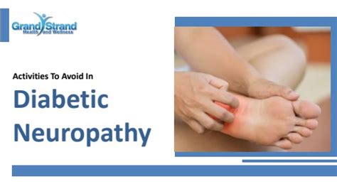 What To Avoid With Diabetic Neuropathy