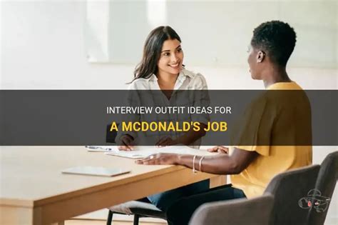 what to bring to a mcdonalds interview