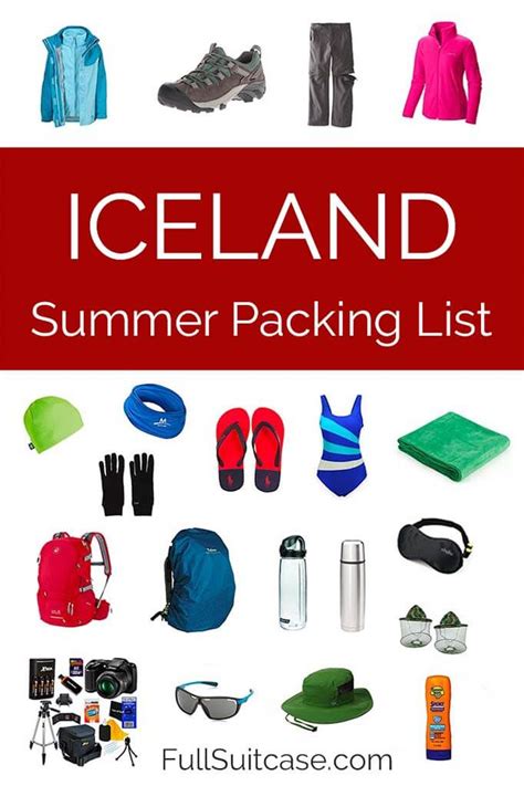 what to bring to iceland in july