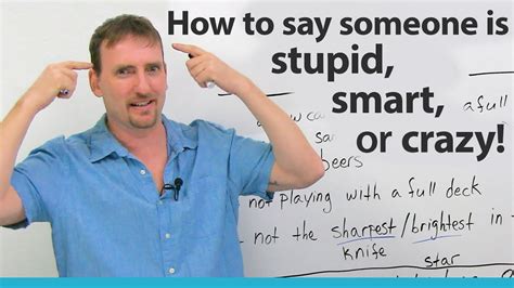 what to call a dumb person