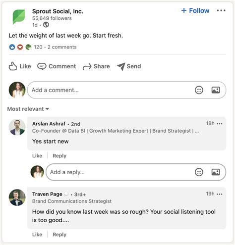 what to comment on a post