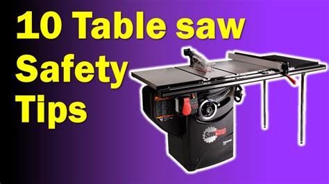 What To Do Before Using A Table Saw