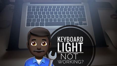 what to do if keyboard light is not working