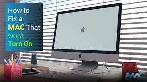 what to do if mac computer won't turn on