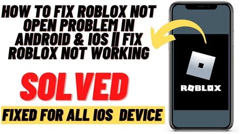 what to do if roblox is not opening on ipad