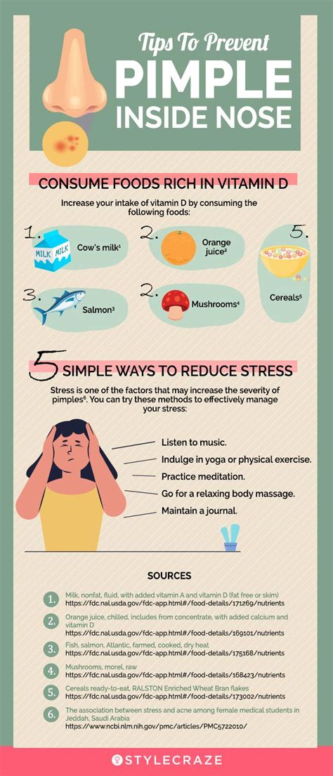 what to do if there is a pimple inside your nose