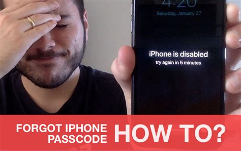 what to do if you forgot your iphone pass code