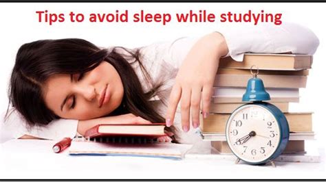 what to do to avoid sleep during study
