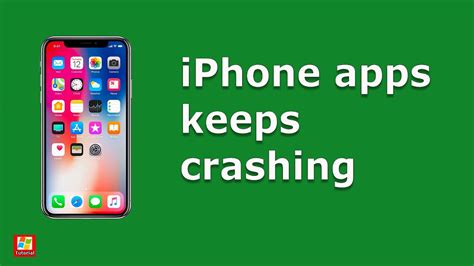 what to do when app keeps crashing iphone