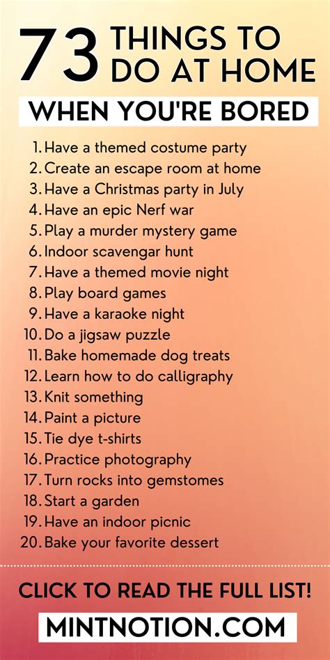 what to do when bored alone in bedroom