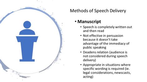 what to do when delivering a speech