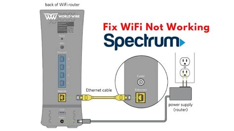 what to do when my spectrum wifi isn't working