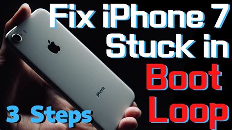 what to do when your iphone is stuck in a boot loop