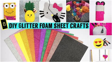 what to do with craft foam sheets