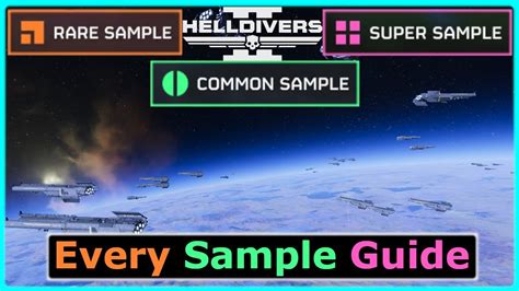 what to do with samples helldivers