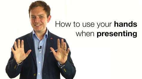 what to do with your hands when presenting