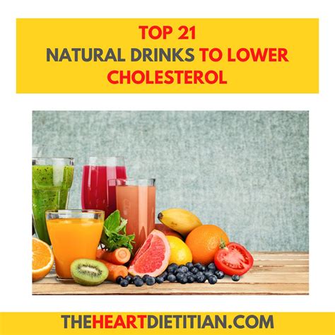 what to drink to lower cholesterol