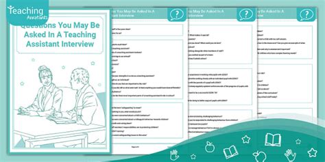 what to expect in a teaching assistant interview