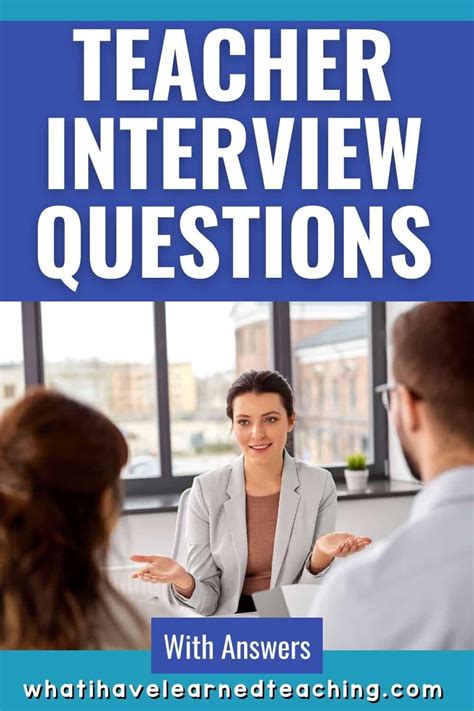what to expect in a teaching job interview