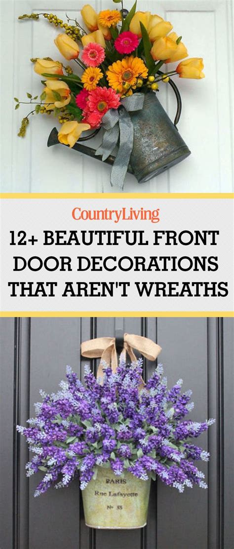 what to hang outside front door
