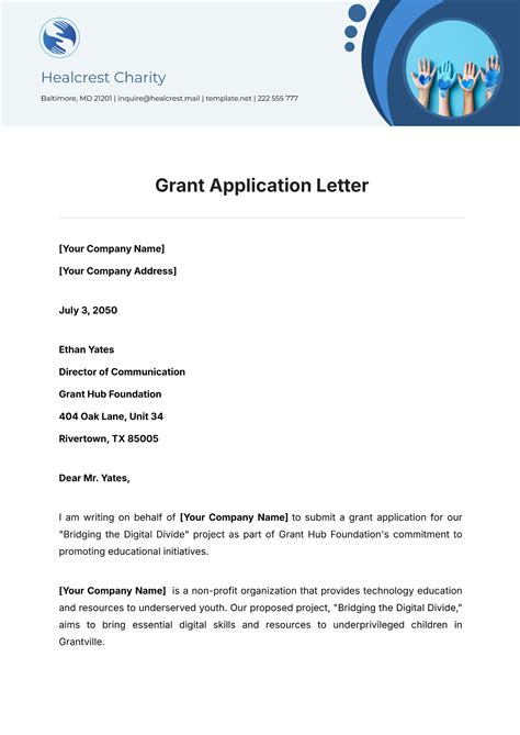 what to include in a grant application