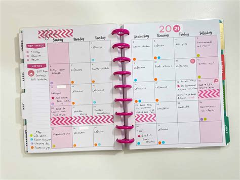 What To Include In A Planner