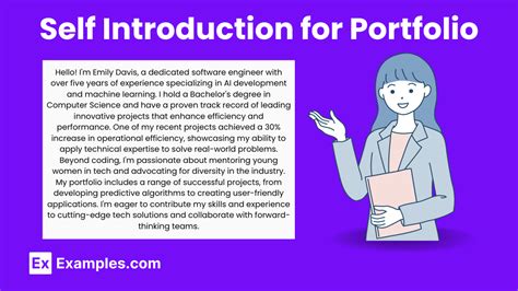 what to include in a portfolio introduction