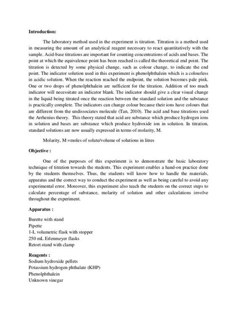 what to include in intro of lab report