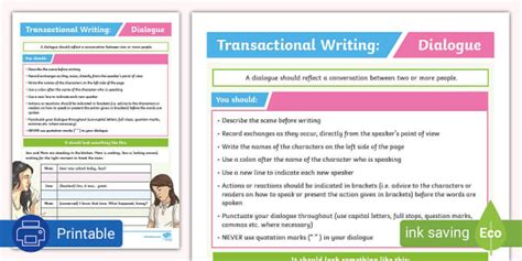 what to include in transactional writing