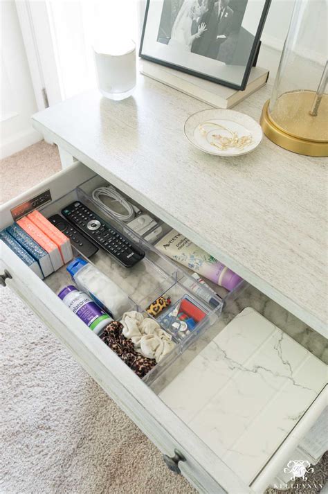 What To Keep In Bedside Table Drawers