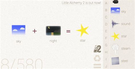 What To Make With A Star In Little Alchemy
