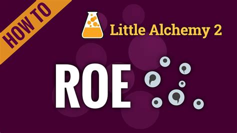 What To Make With Roe In Little Alchemy 2